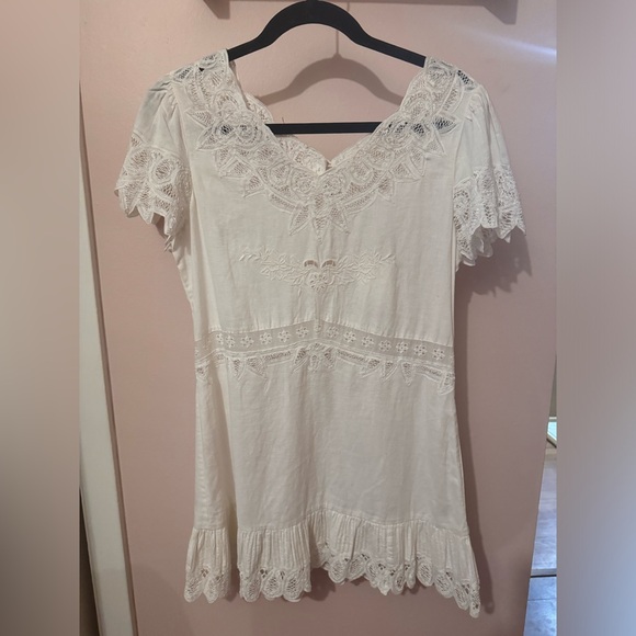 NWT LoveShackFancy Thara Dress in True White size XS - Picture 5 of 5